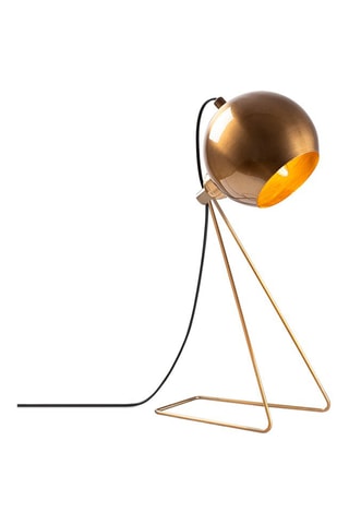 Candeeiro de mesa Dourado