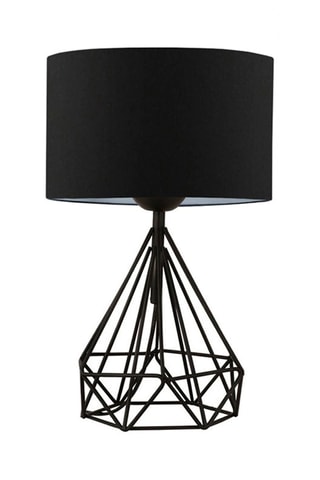 2 candeeiro de mesa AYD-2974 - Preto - 60 W