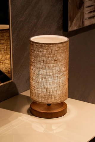Candeeiro de mesa AYD-2846 - Bege e natural - 60 W