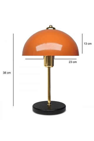Candeeiro de mesa - Laranja - 15 W