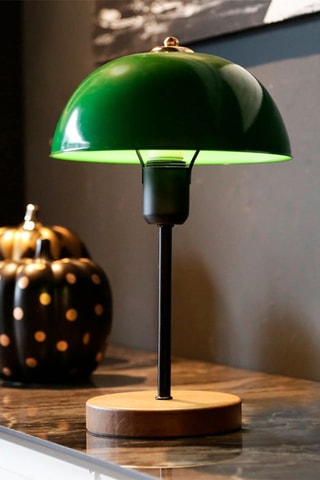 Candeeiro de mesa AYD-2796 - Verde e preto - 60 W