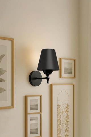 Aplique de parede - Preto - 40 W