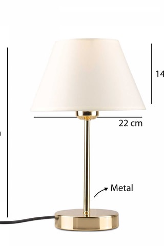 Candeeiro de mesa - Cru - 40 W