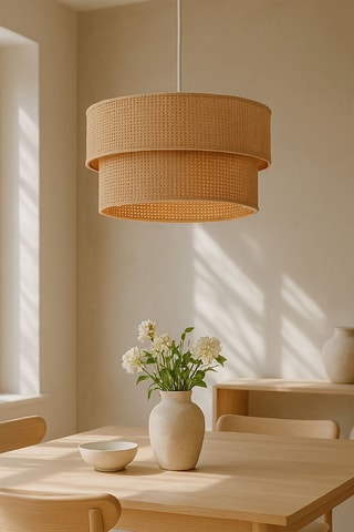 Candeeiro suspenso - Bege - 40 W