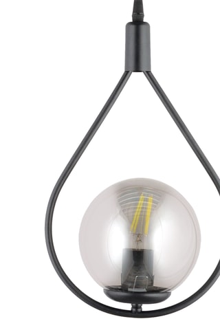 Candeeiro suspenso - Preto - 40 W