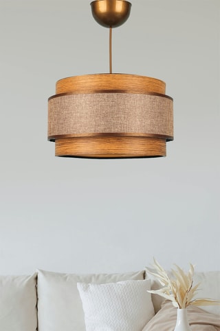 Candeeiro suspenso - Castanho - 40 W