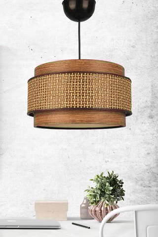 Candeeiro suspenso - Castanho-claro - 40 W