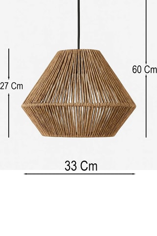 Candeeiro suspenso - Cru - 40 W
