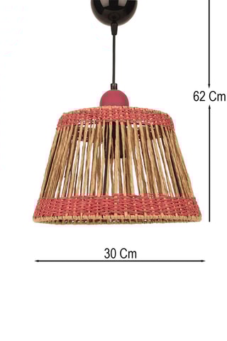 Candeeiro suspenso - Rosa - 40 W