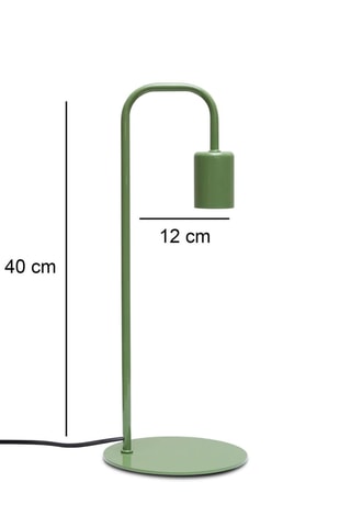 Candeeiro de mesa - Verde-claro - 40 W