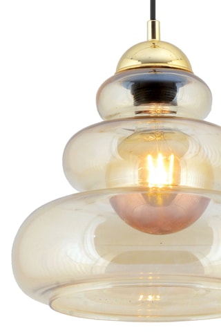 Candeeiro suspenso - Bege - 4 x 40 W
