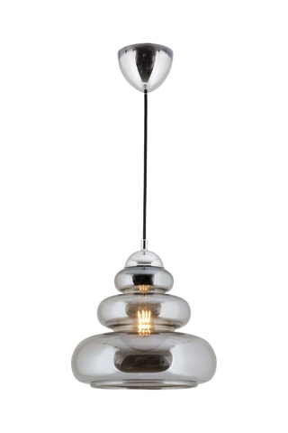 Candeeiro suspenso - Cinzento - 40 W