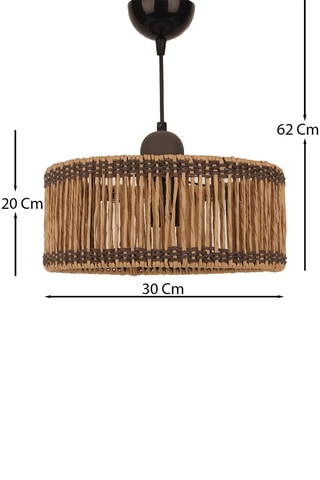 Candeeiro suspenso - Cru - 40 W