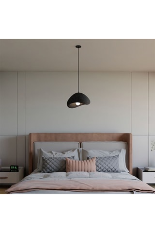 Candeeiro suspenso - Preto - 40 W