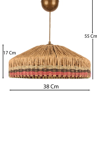 Candeeiro suspenso - Cru - 40 W