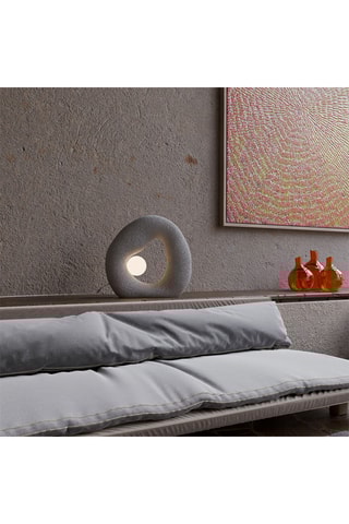 Candeeiro de mesa - Cinzento - 8 W