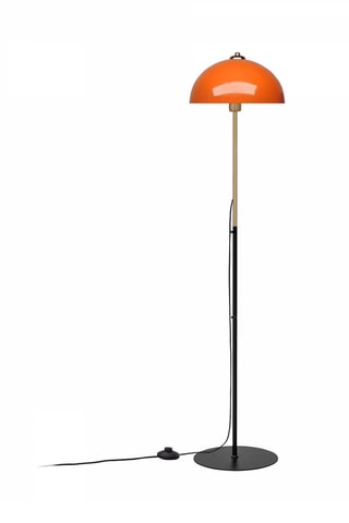 Candeeiro de pé - Laranja e preto - 40 W