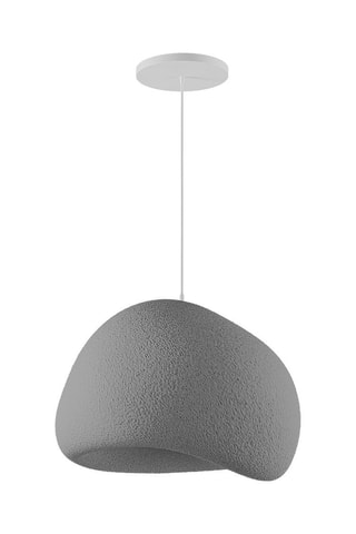 Candeeiro suspenso - Cinzento-claro - 40 W