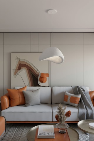 Candeeiro suspenso - Branco - 40 W