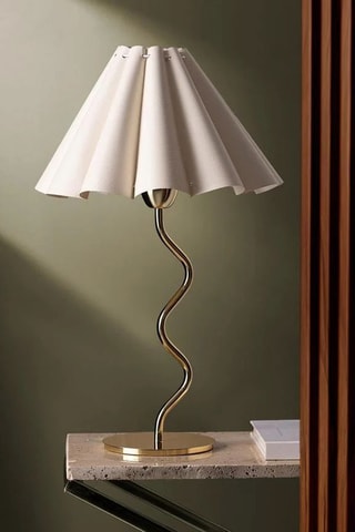 Candeeiro de mesa - Dourado - 40 W