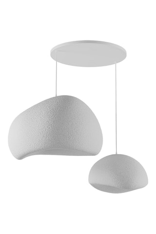 Candeeiro suspenso - Branco - 2 x 40 W