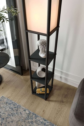 Candeeiro de pé - Preto - 40 W