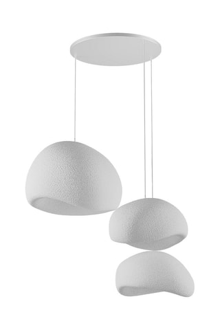 Candeeiro suspenso - Branco - 3 x 40 W