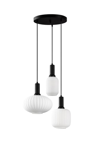 Hanglamp - Zwart - 3 x 40 W