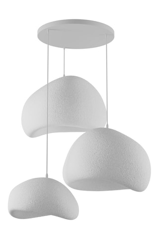 Candeeiro suspenso - Branco - 3 x 40 W