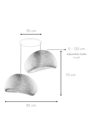 Suspension - Blanc - 2 x 40 W