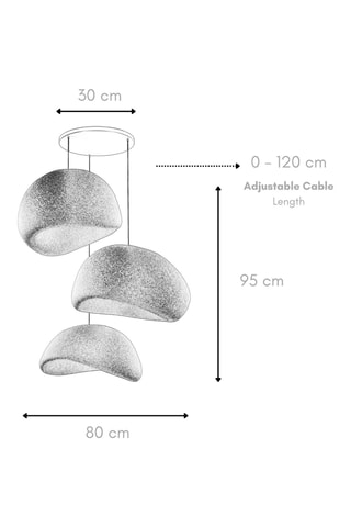 Suspension - Blanc - 3 x 40 W
