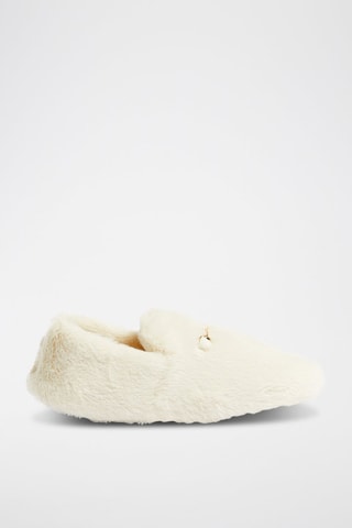 Chaussons fourrés Maplenew - Ecru