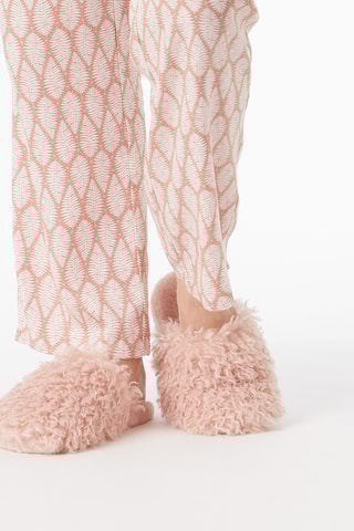 Pantoufles fourrées Minda - Rose