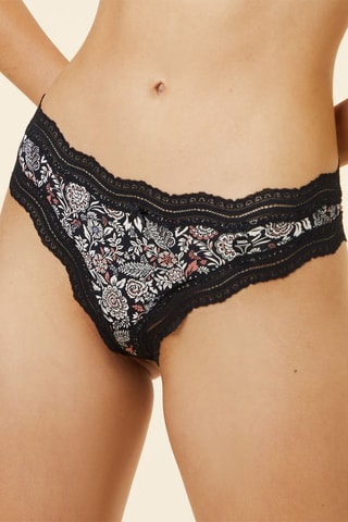 Tanga Soul Print  Noir
