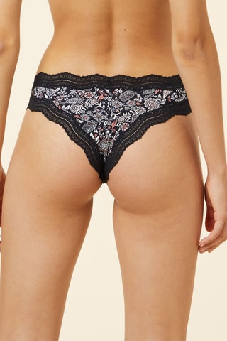 Tanga Soul Print  Noir