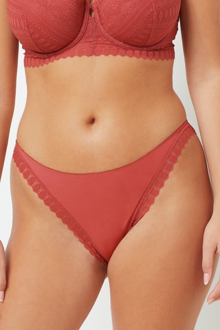 Tanga Diamant - Rouge brique