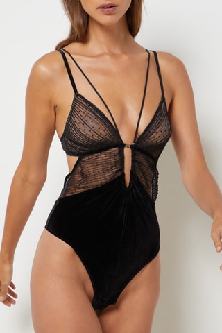 Body-string Enlacee - Noir