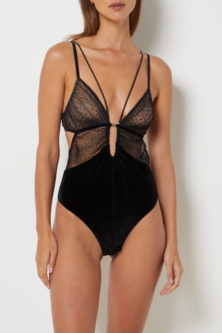 Body-string Enlacee - Noir