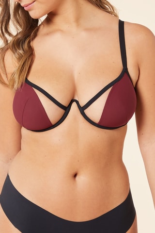 Soutien-gorge Delicatesse - Bordeaux