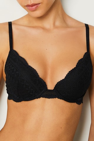 Soutien-gorge push-up Idole - Noir