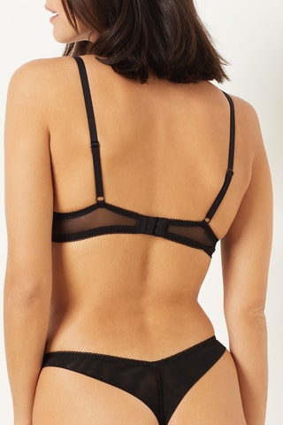 Soutien-gorge push-up Garden - Noir