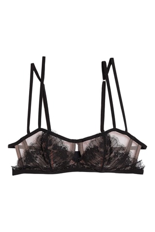 Soutien-gorge Alchimie - Noir et taupe