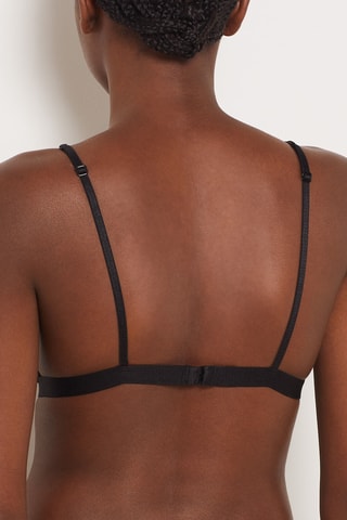 Soutien-gorge Leopard Slub - Noir