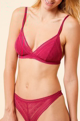 Soutien-gorge push-up Sublime We Care - Cassis