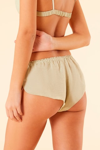 Soutien-gorge en lin Melita Vert nil