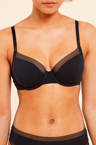Soutien-gorge ampliforme Pure Soft - Noir