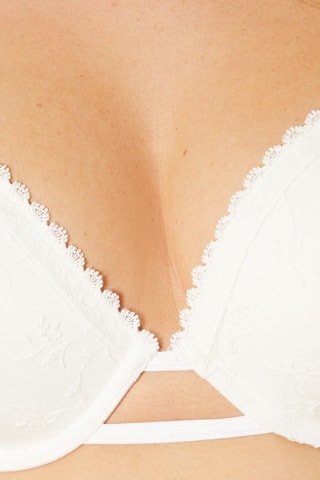 Soutien-gorge Chérie Chérie - Rose poudré (NC : Photo présente un modèle blanc lisse / Reçu soutien gorge Rose poudré)