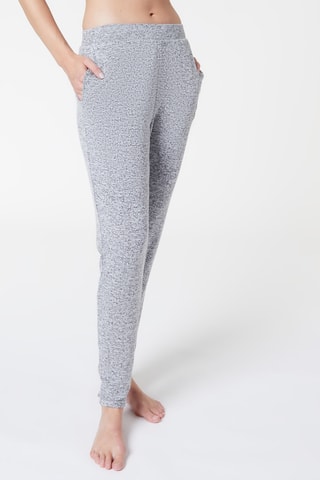 Pantalon droit taille haute Early Gris clair