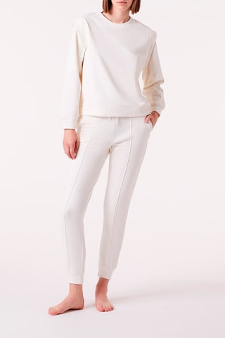 Jogging taille haute Bunji Ecru