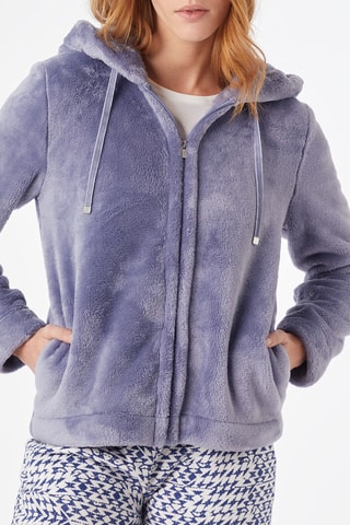 Veste à capuche Warmy Casual Naci - Bleu
